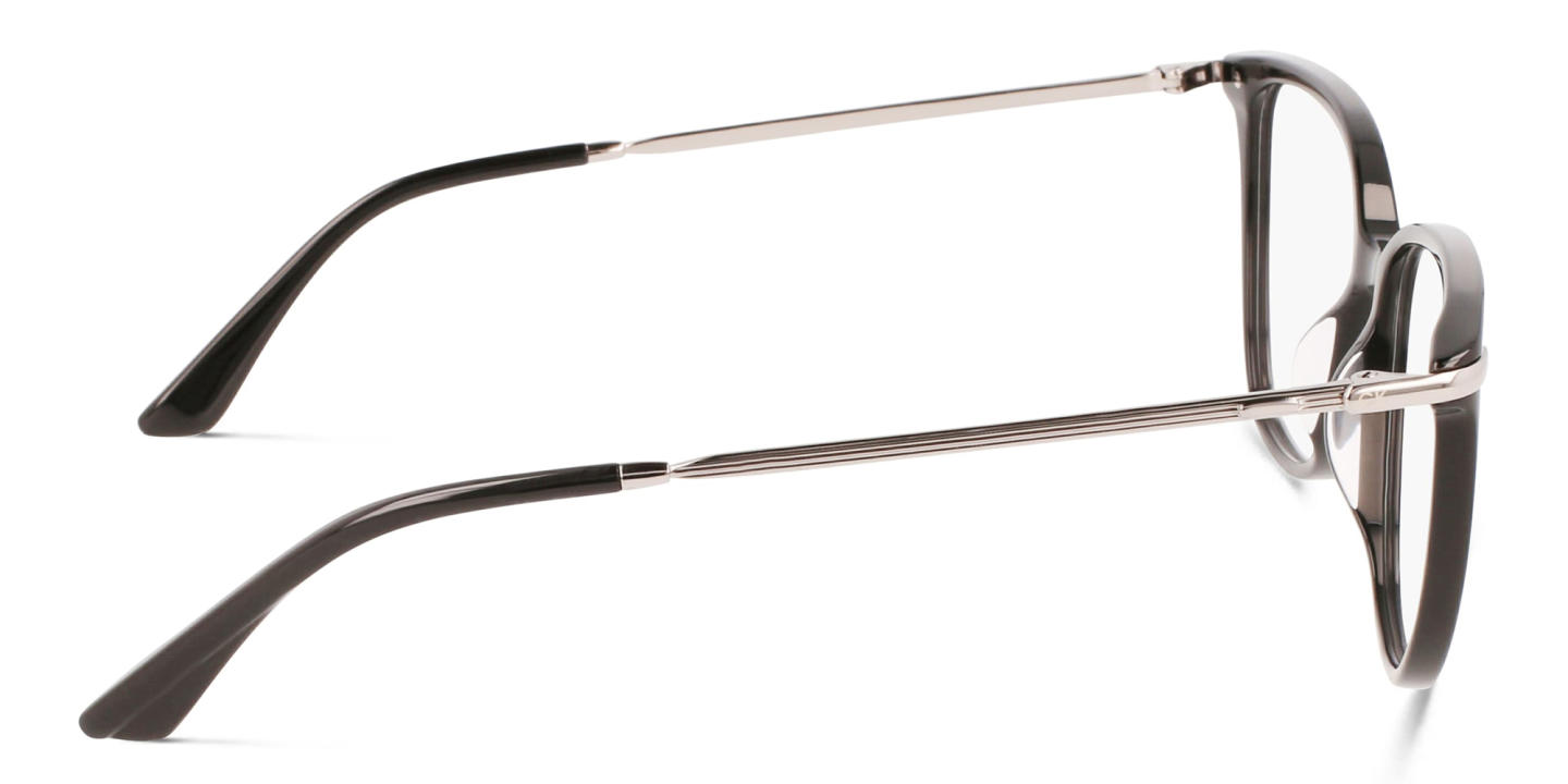 Calvin Klein Square Eyeglasses in Black – Product Photo 2