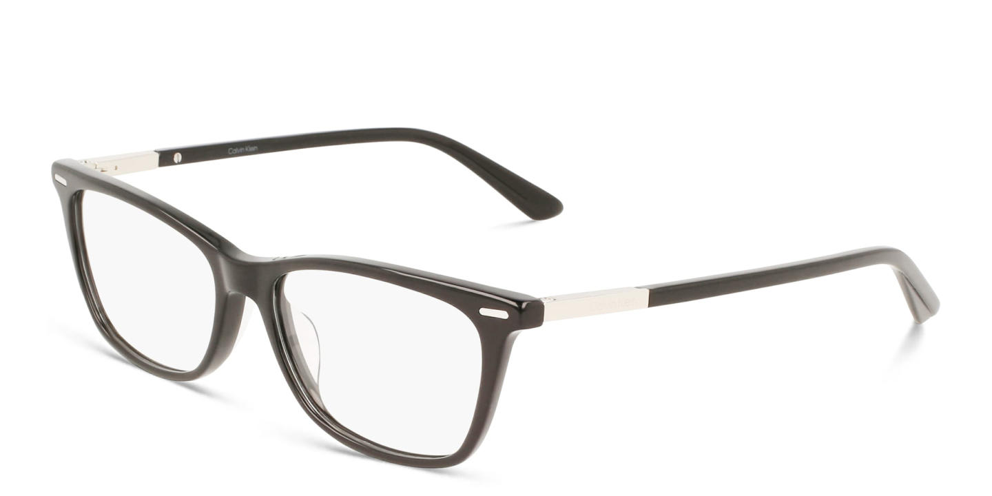 Calvin Klein Rectangle Eyeglasses in Black – Product Photo 1