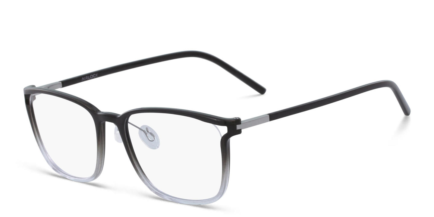 Shop Pure Square Eyeglasses in Black online.