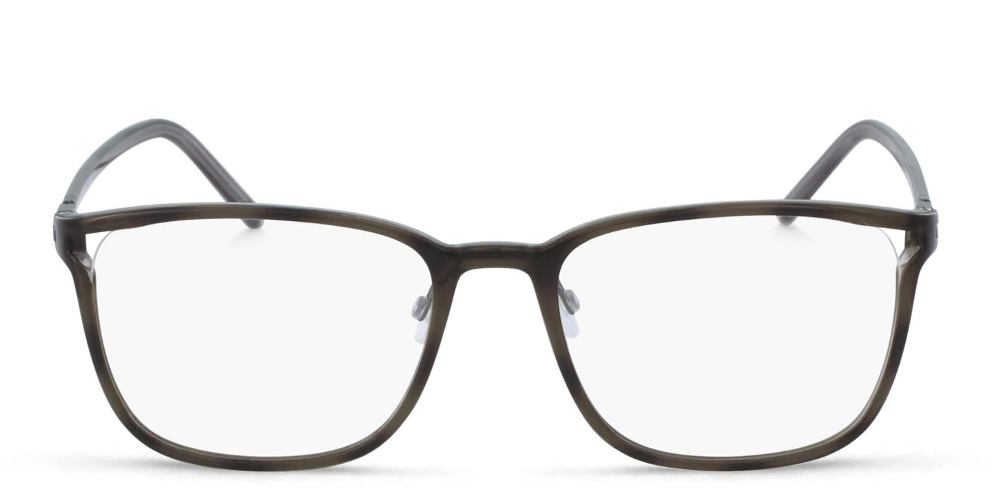 Shop Pure Square Eyeglasses in Brown online.