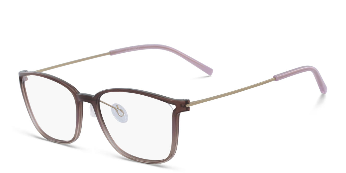 Shop Pure Square Eyeglasses in Brown online.