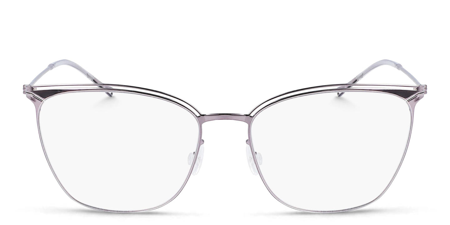 Pure Cat-Eye Eyeglasses in Silver – Product Photo 0