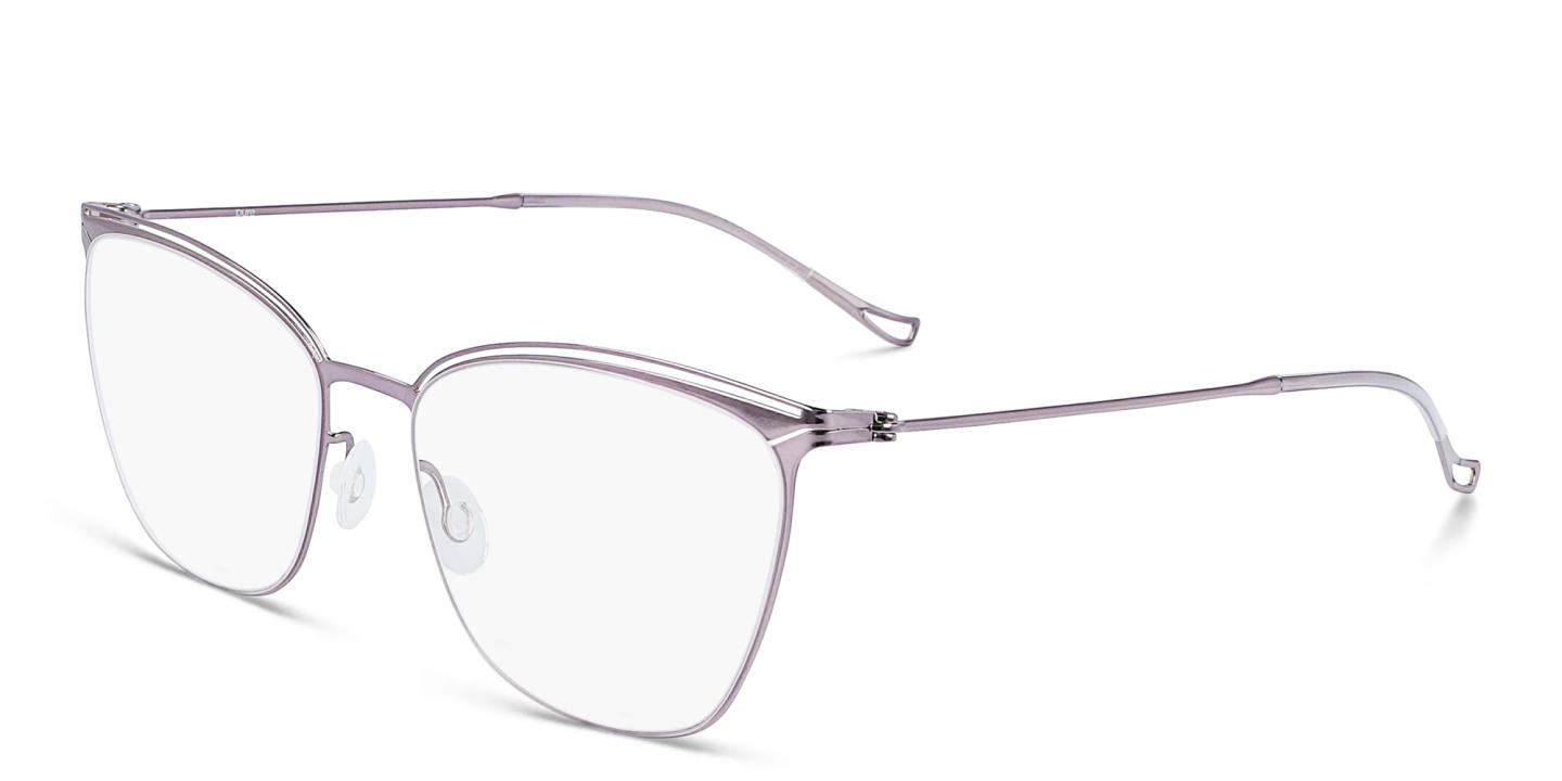 Pure Cat-Eye Eyeglasses in Silver – Product Photo 1