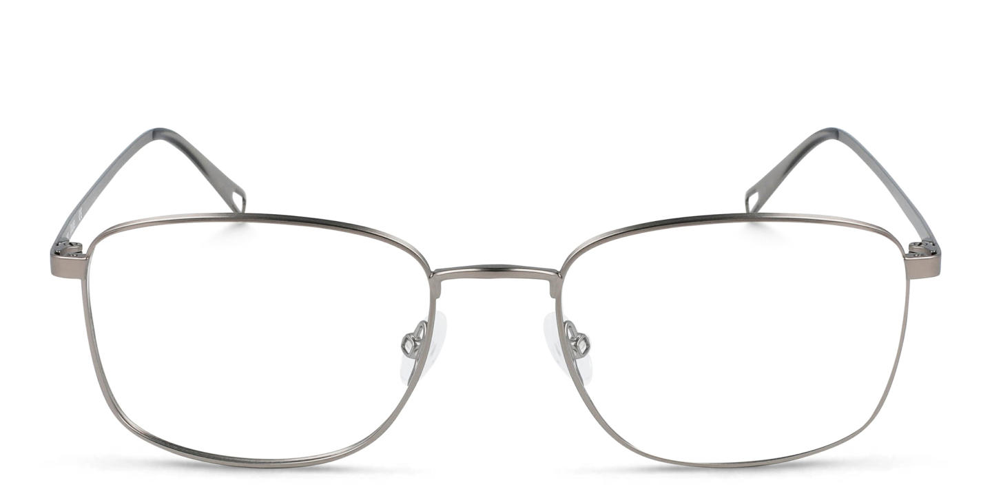 Shop Pure Rectangle Eyeglasses in Silver online.