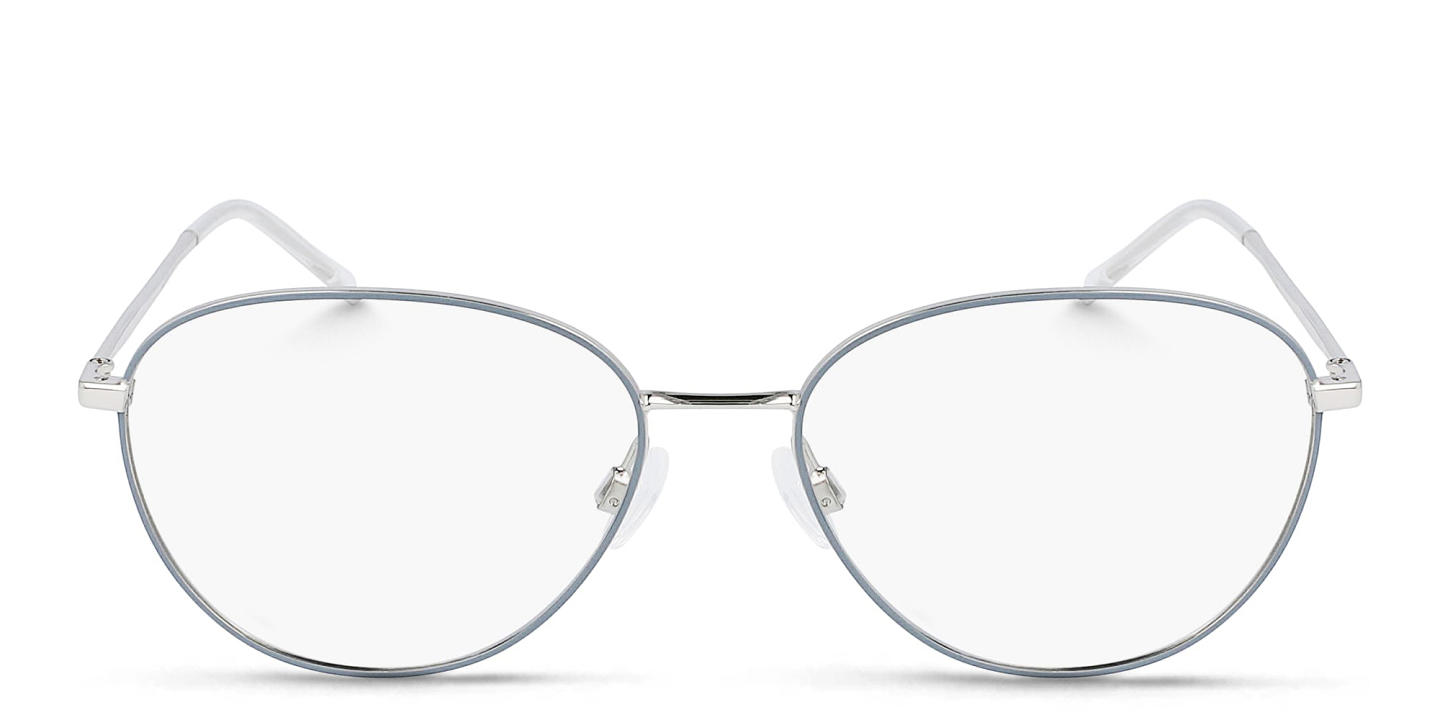 DKNY Round Eyeglasses in Grey – Product Photo 0