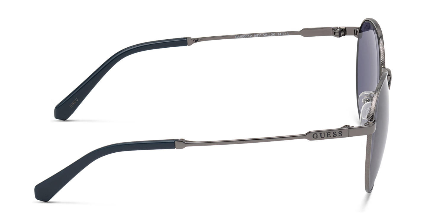 Guess Round Sunglasses in Gunmetal – Product Photo 2