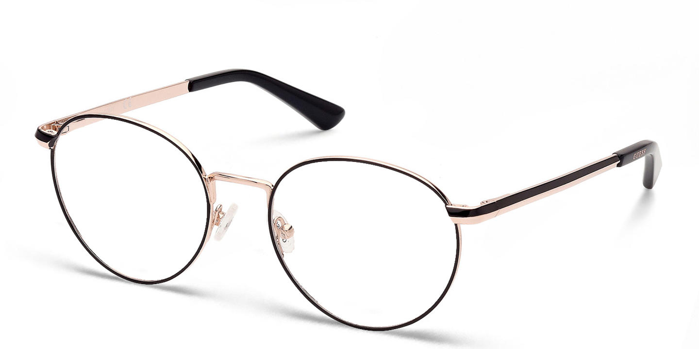 Guess Round Eyeglasses in Black – Product Photo 1