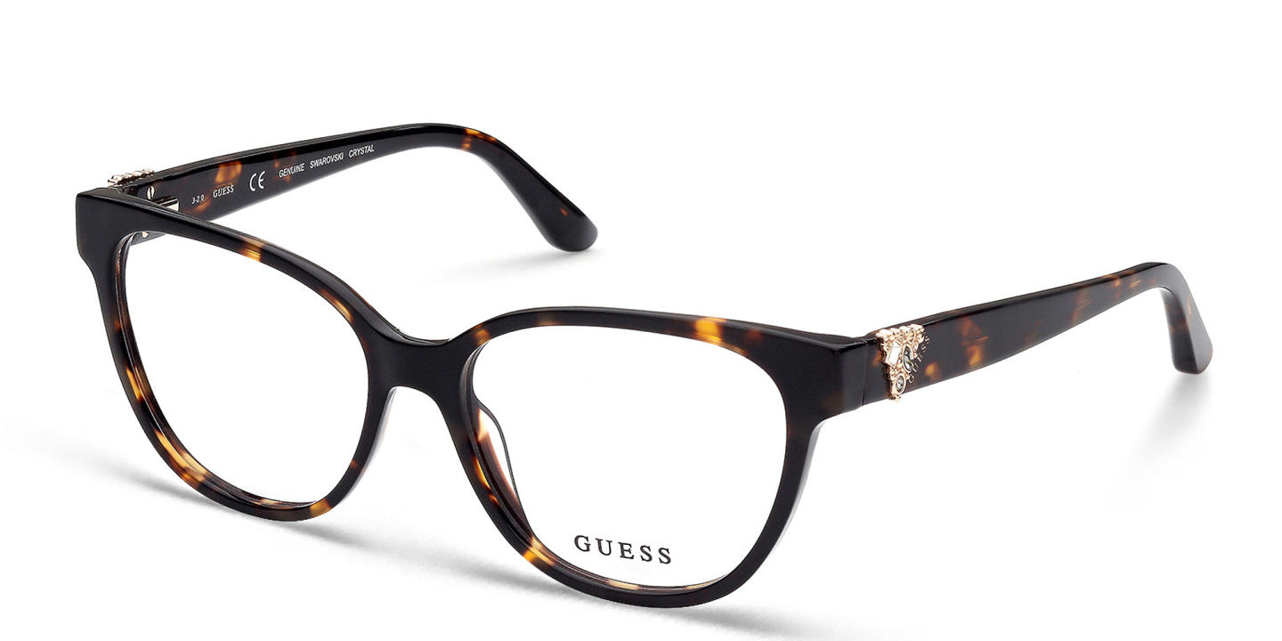 Guess Round Eyeglasses in Havana – Product Photo 1