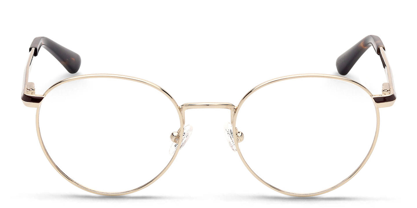 Guess Round Eyeglasses in Gold – Product Photo 0
