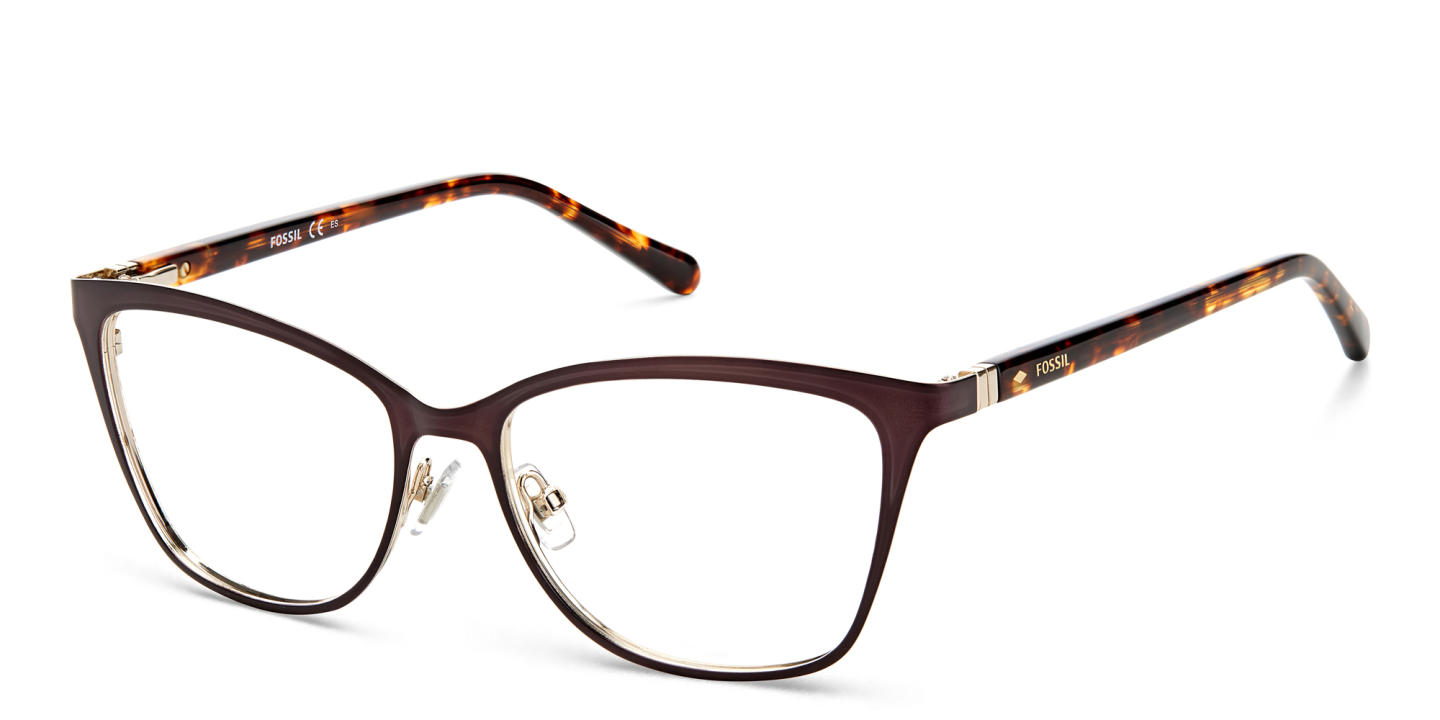 نظارات طبية كات آي من فوسيل بلون بني - صورة المنتج 1