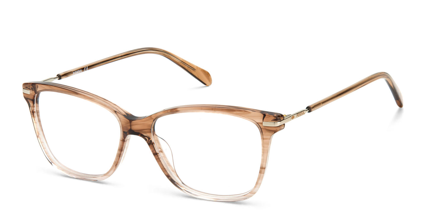 Shop Fossil Cat-Eye Eyeglasses in Brown online.