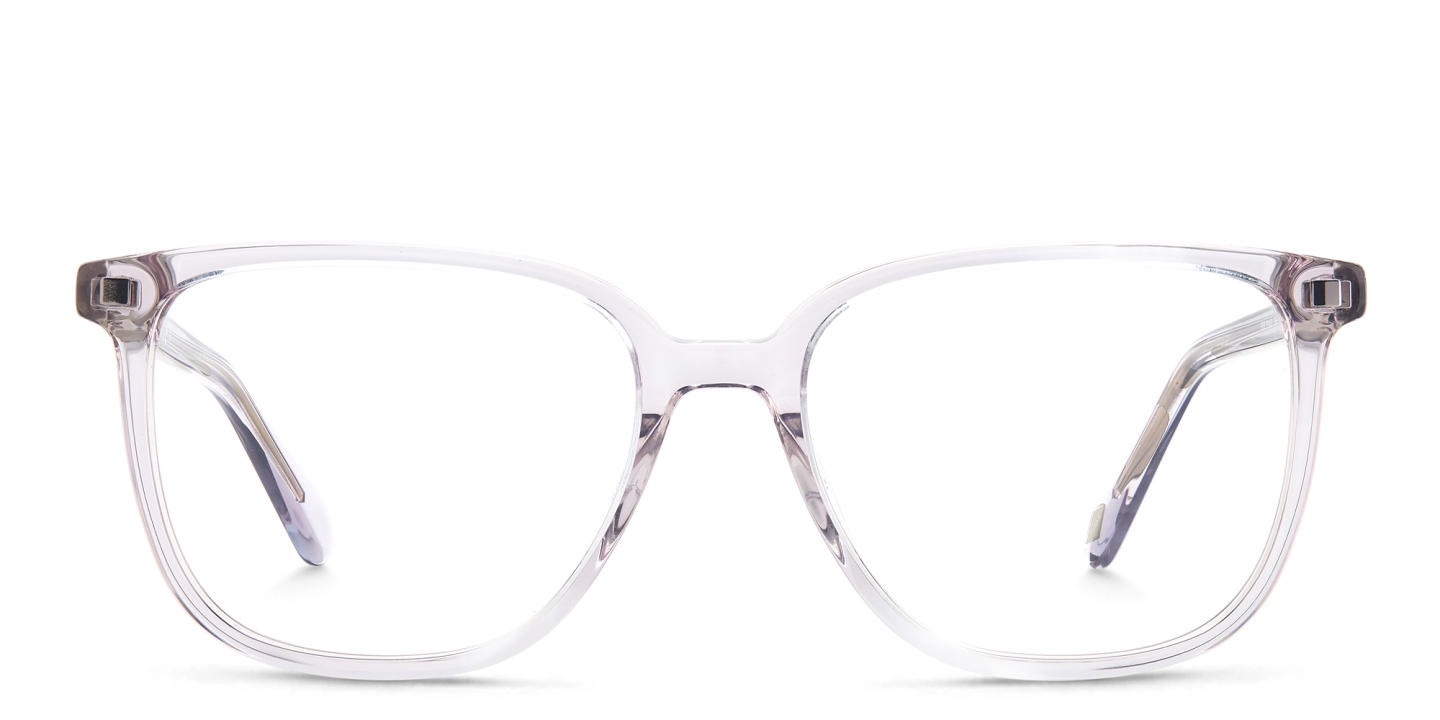 Fossil Square Eyeglasses in Purple – Product Photo 0