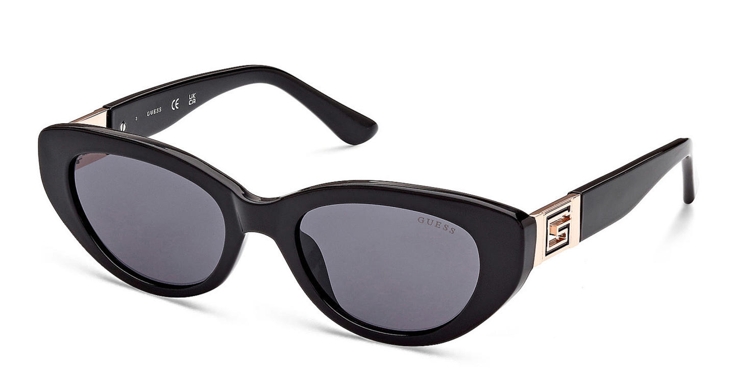 Guess Round Sunglasses in Black – Product Photo 1