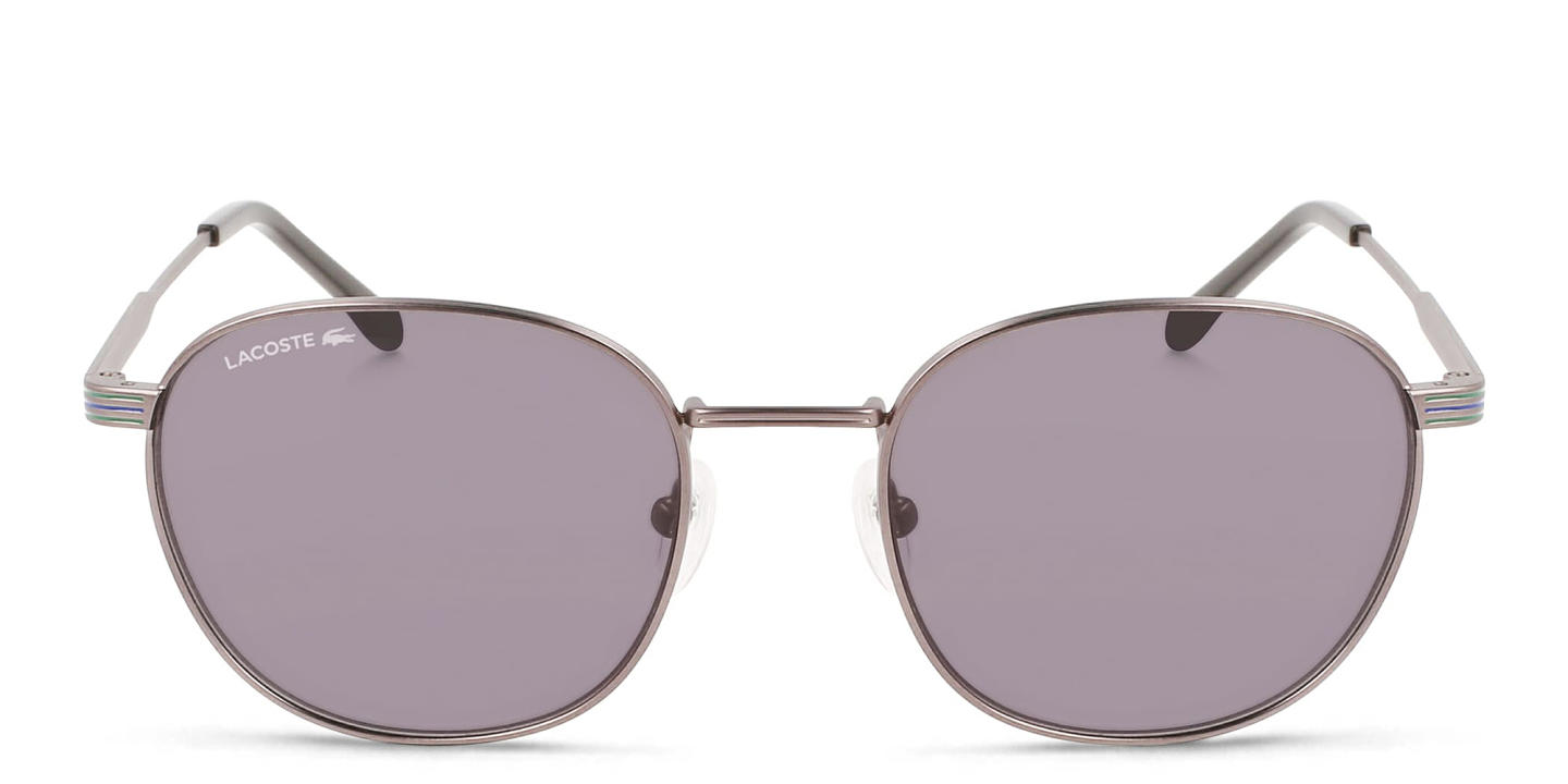 Lacoste Round Sunglasses in Gunmetal – Product Photo 0