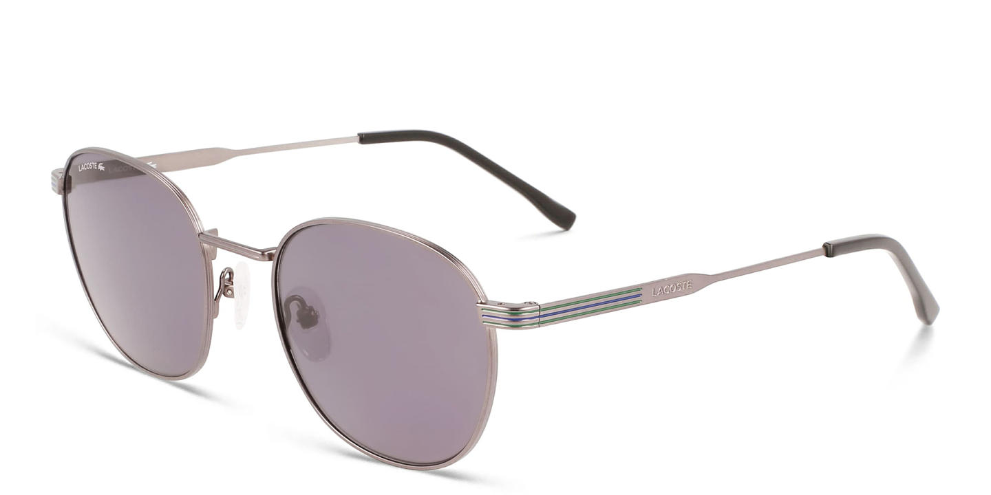 Lacoste Round Sunglasses in Gunmetal – Product Photo 1