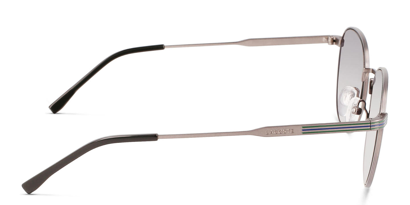 Lacoste Round Sunglasses in Gunmetal – Product Photo 2