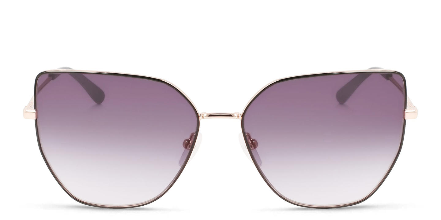 Calvin Klein Cat-Eye Sunglasses in Gold – Product Photo 0