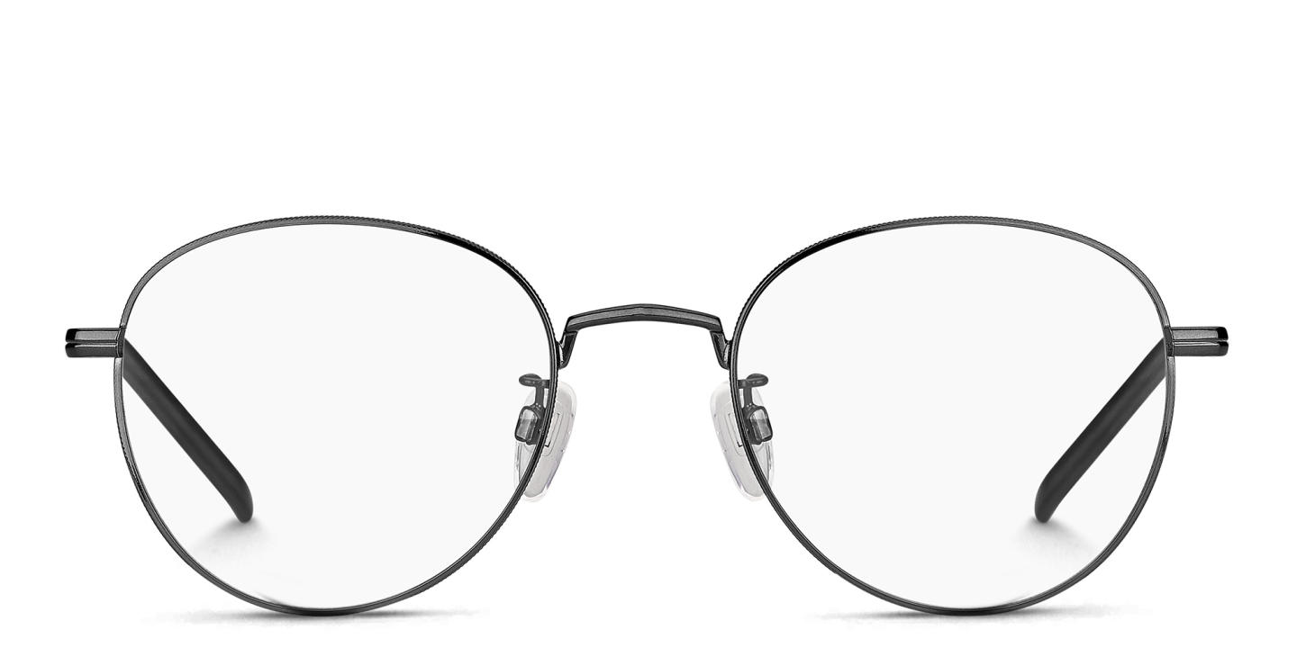 Tommy Hilfiger Round Eyeglasses in Black – Product Photo 0