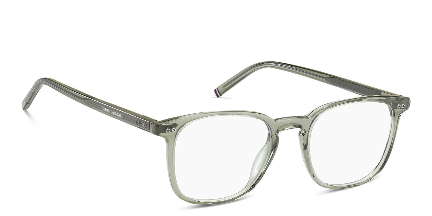 Tommy Hilfiger Square Eyeglasses in Grey – Product Photo 2