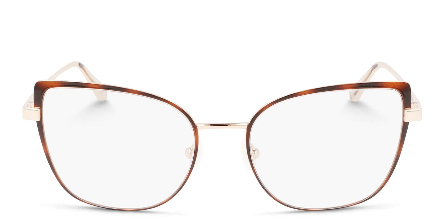 Calvin Klein Cat-Eye Eyeglasses in Brown – Product Photo 0