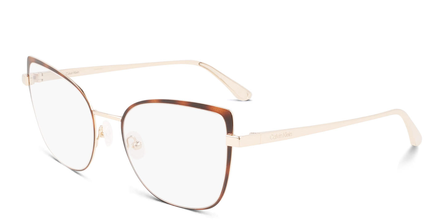 Calvin Klein Cat-Eye Eyeglasses in Brown – Product Photo 1