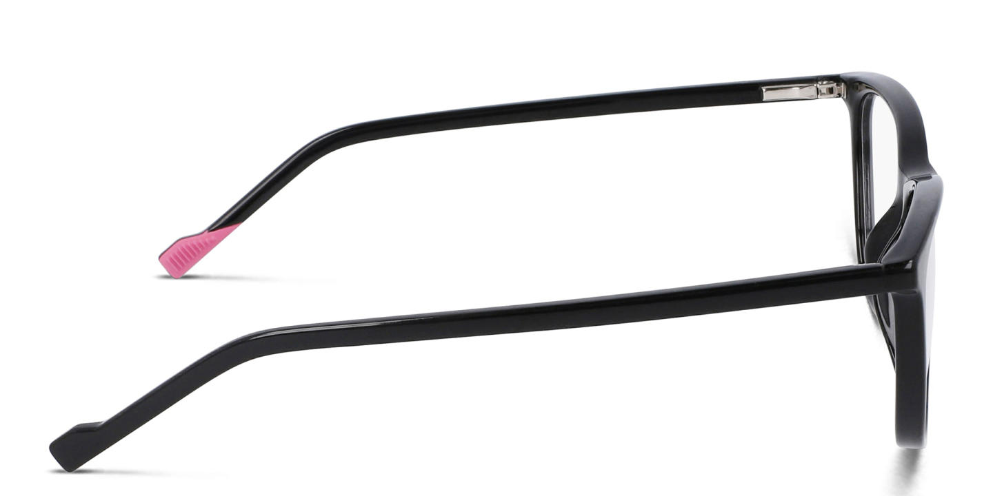 DKNY Square Eyeglasses in Black – Product Photo 2