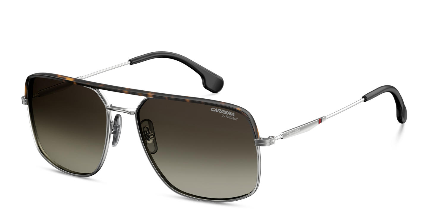 Carrera Aviator Sunglasses in Silver – Product Photo 1