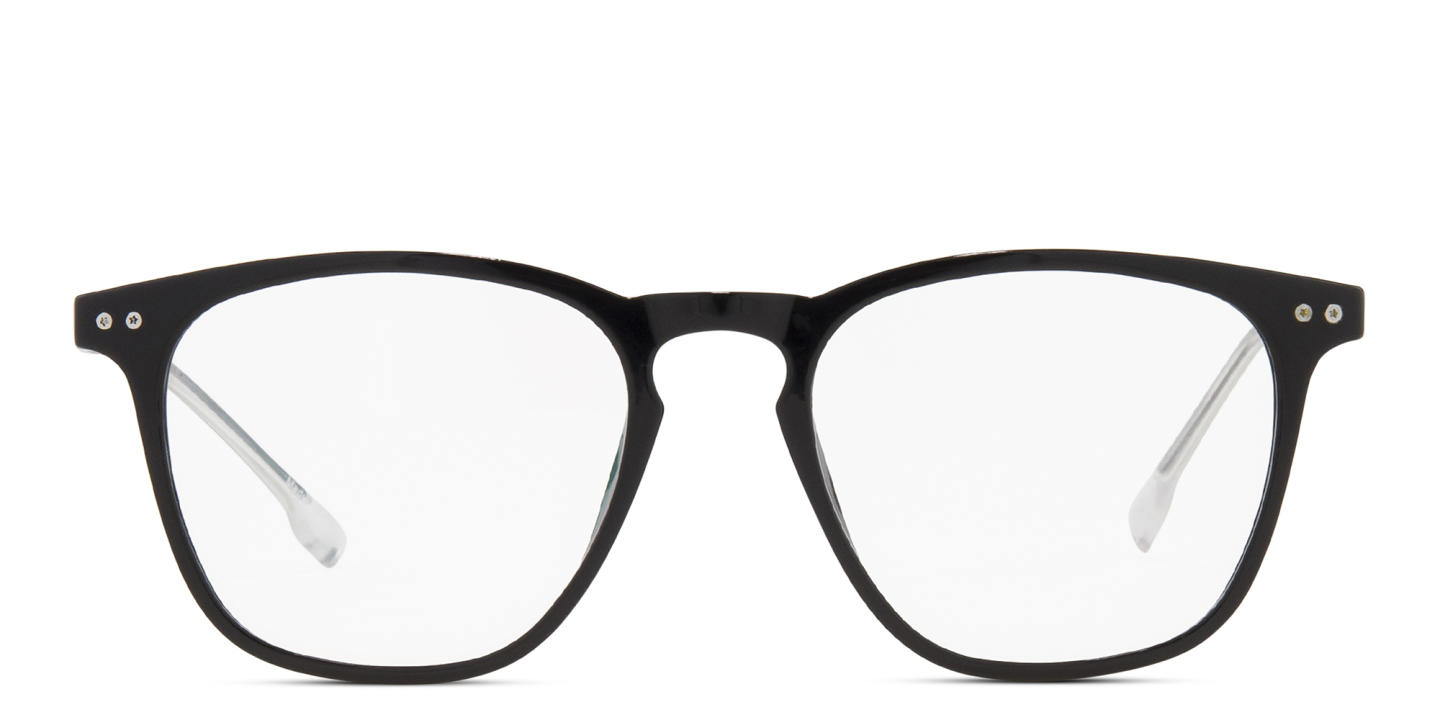 Sojo Unisex Square Eyeglasses in Black – Product Photo 0
