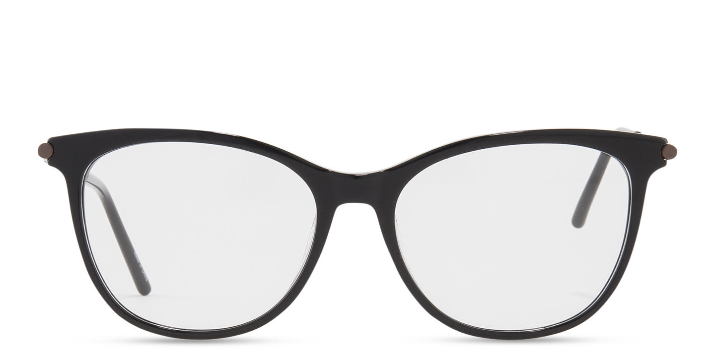 Sojo Round Eyeglasses in Black – Product Photo 0