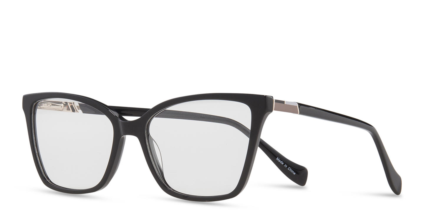 Sojo Cat-Eye Eyeglasses in Black – Product Photo 1