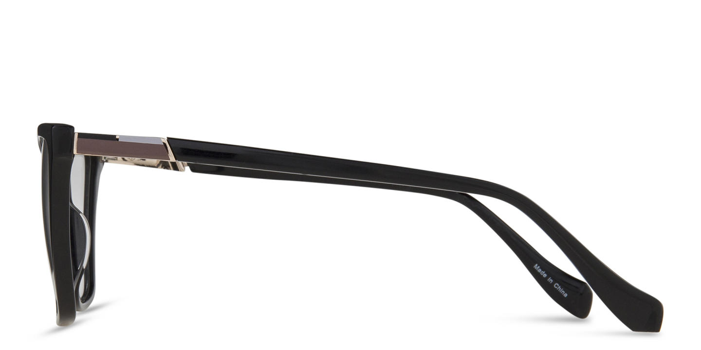 Sojo Cat-Eye Eyeglasses in Black – Product Photo 2