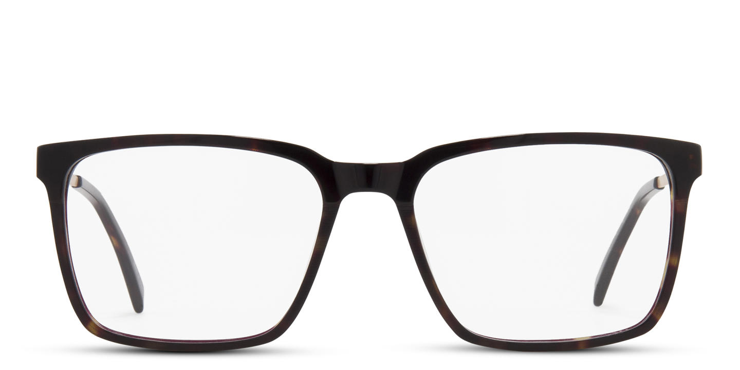 Sojo Wide Square Eyeglasses in Tortoise – Product Photo 0