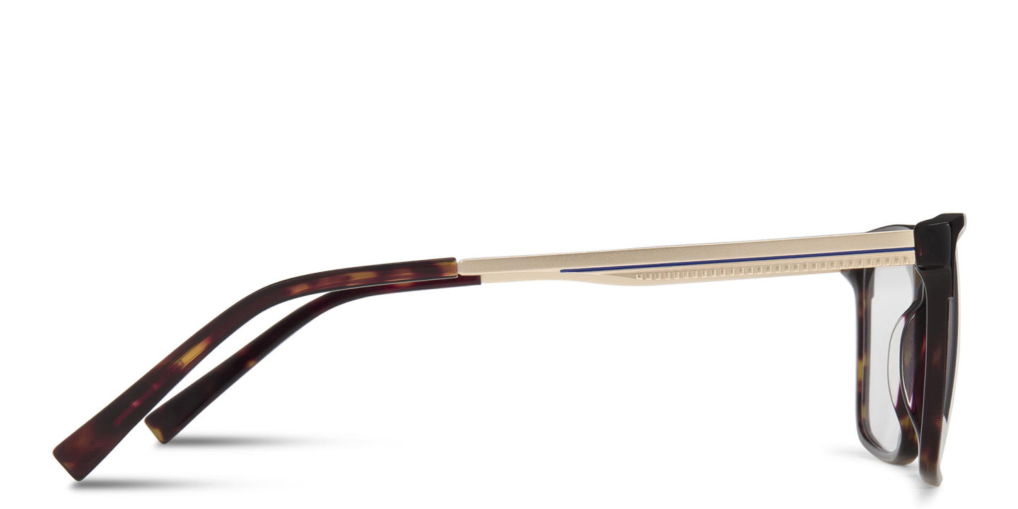 Sojo Wide Square Eyeglasses in Tortoise – Product Photo 3
