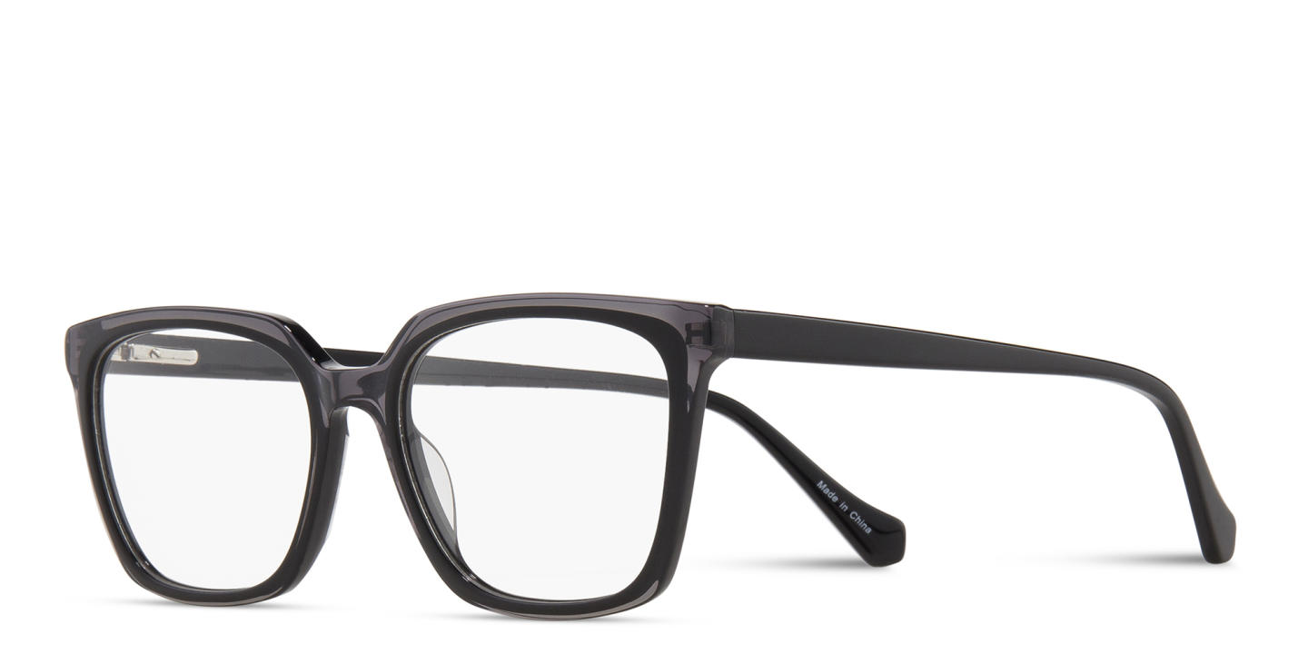 Sojo Square Eyeglasses in Black – Product Photo 1