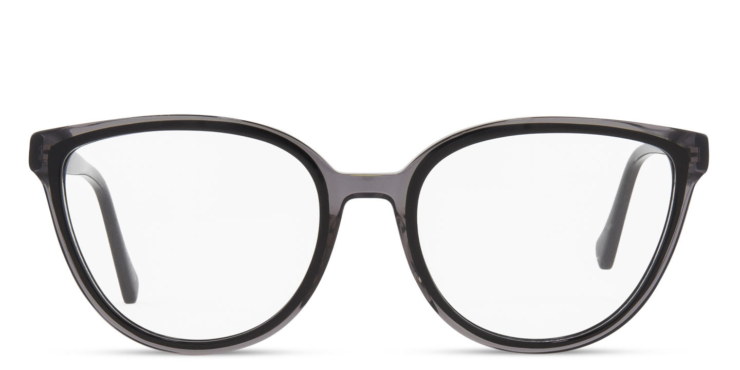 Sojo Round Eyeglasses in Black – Product Photo 0