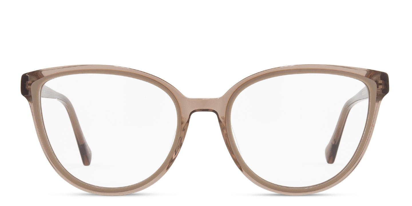 Sojo Round Eyeglasses in Beige – Product Photo 0