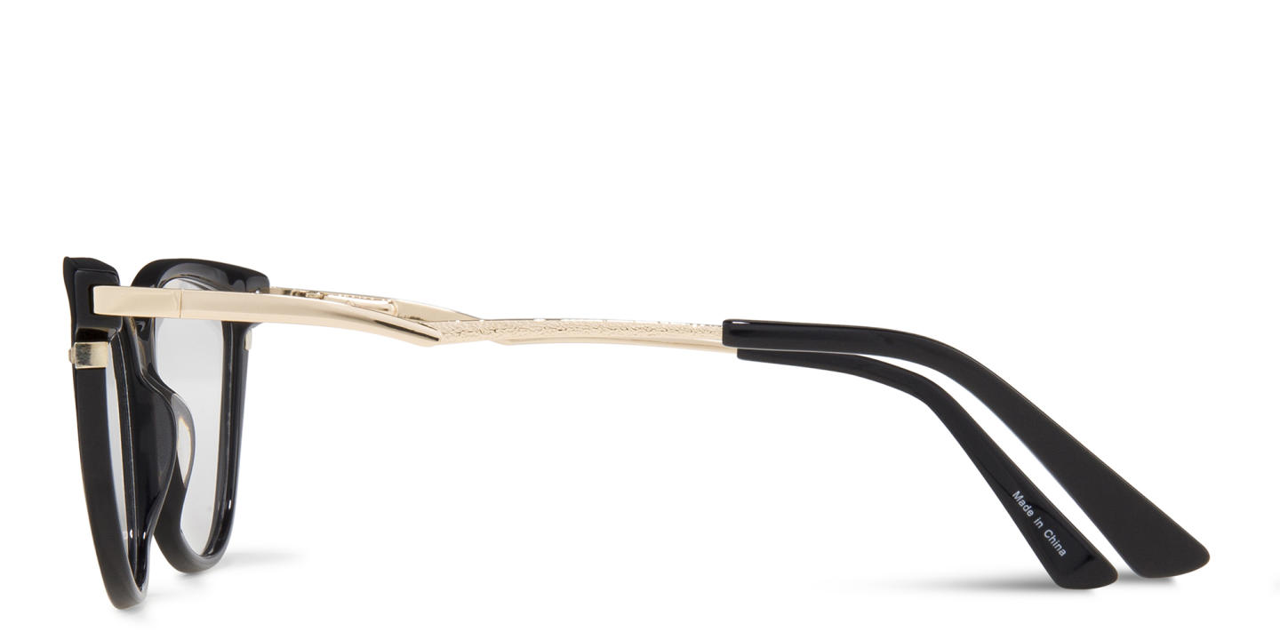 Shop Sojo Cat-Eye Eyeglasses in Black online.