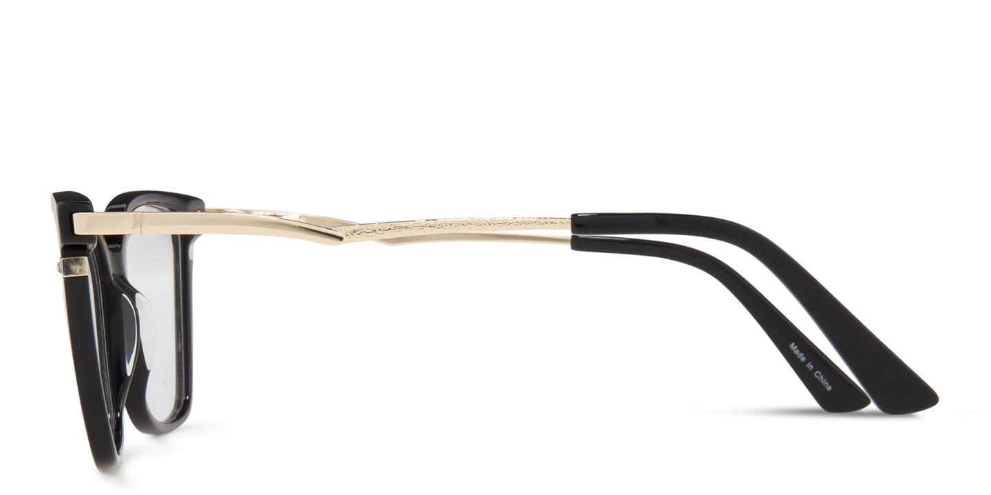 Sojo Cat-Eye Eyeglasses in Black – Product Photo 2
