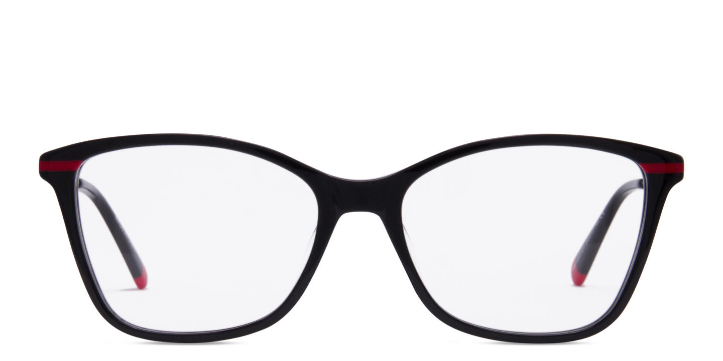 Zhantai Unisex Cat-Eye Eyeglasses in Black – Product Photo 0