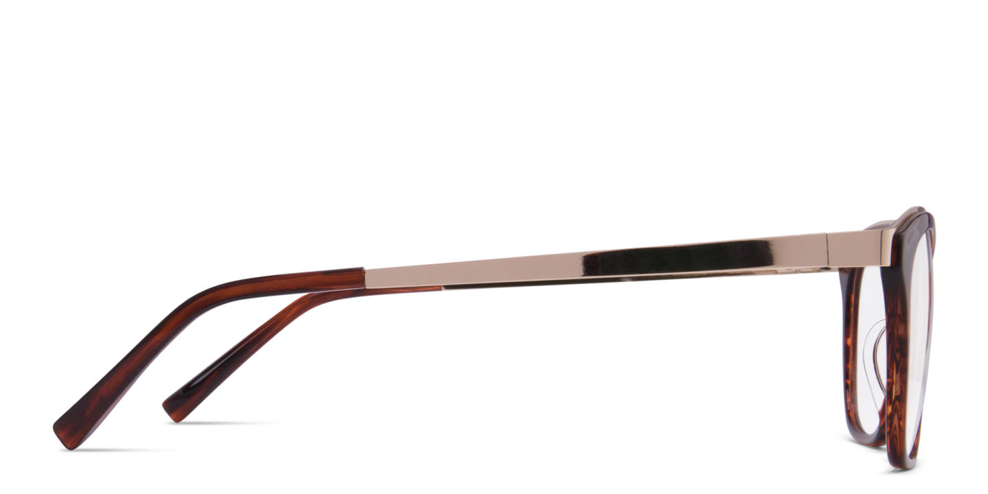 Shop Zhantai Unisex Cat-Eye Eyeglasses in Brown online.