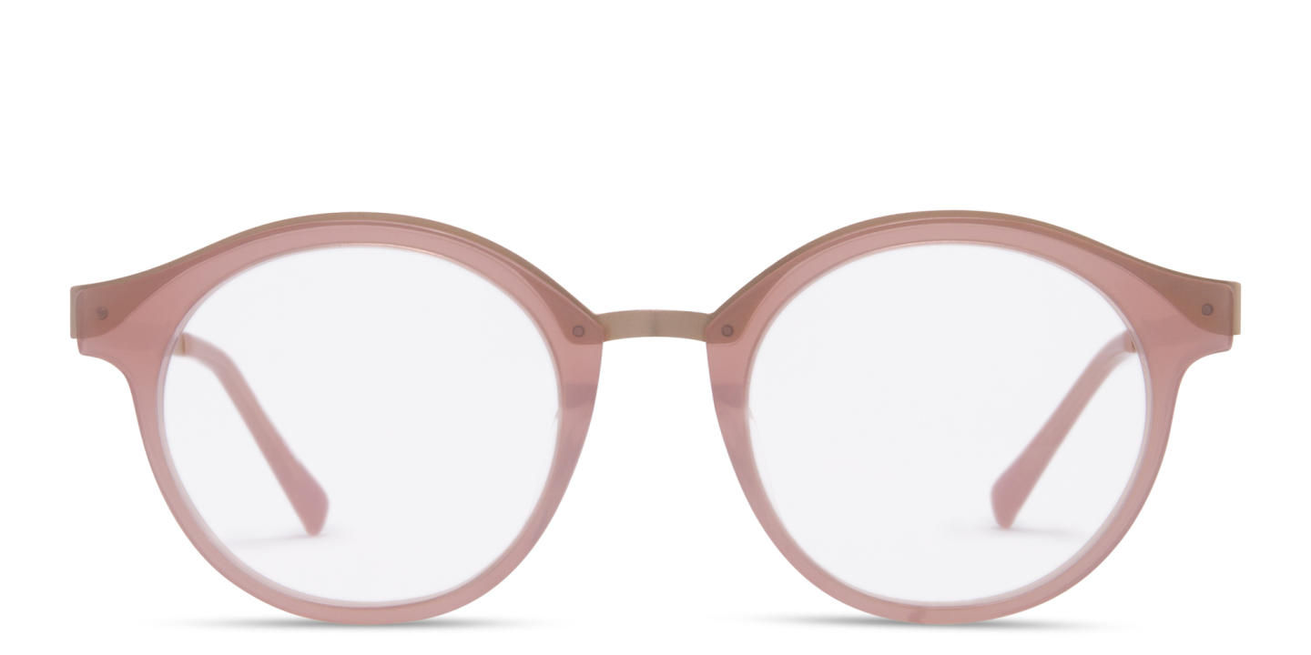 Zhantai Unisex Round Eyeglasses in Pink – Product Photo 0