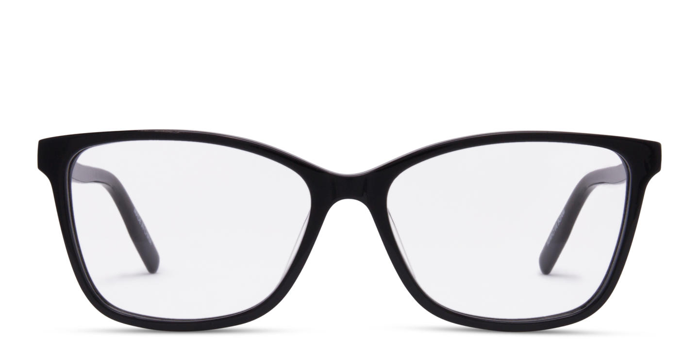Shop Zhantai Rectangle Eyeglasses in Black online.