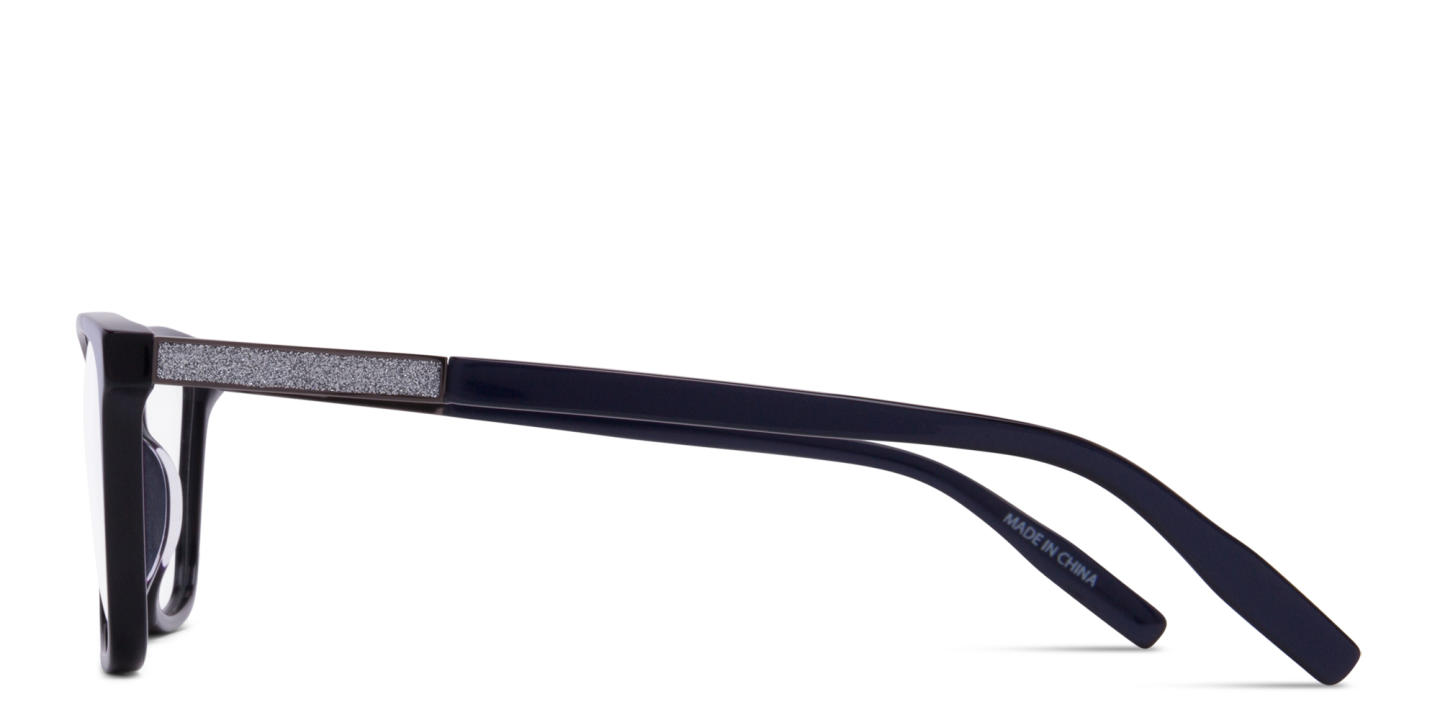 Zhantai Rectangle Eyeglasses in Dark Blue – Product Photo 2