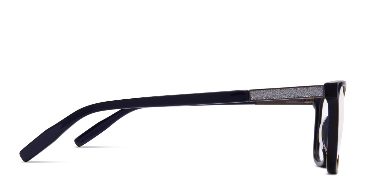 Zhantai Rectangle Eyeglasses in Dark Blue – Product Photo 3