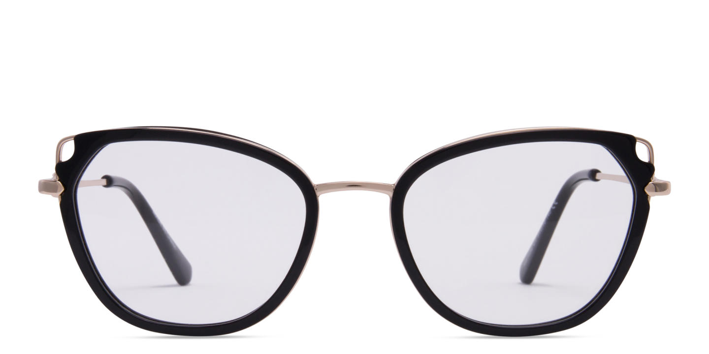 Shop Zhantai Cat-Eye Eyeglasses in Black online.