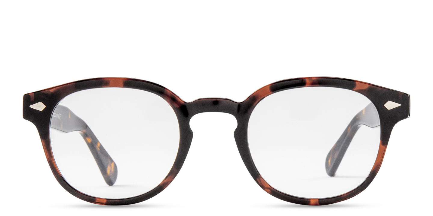 Shop DRM 99 JST Unisex Round Eyeglasses in Havana online.