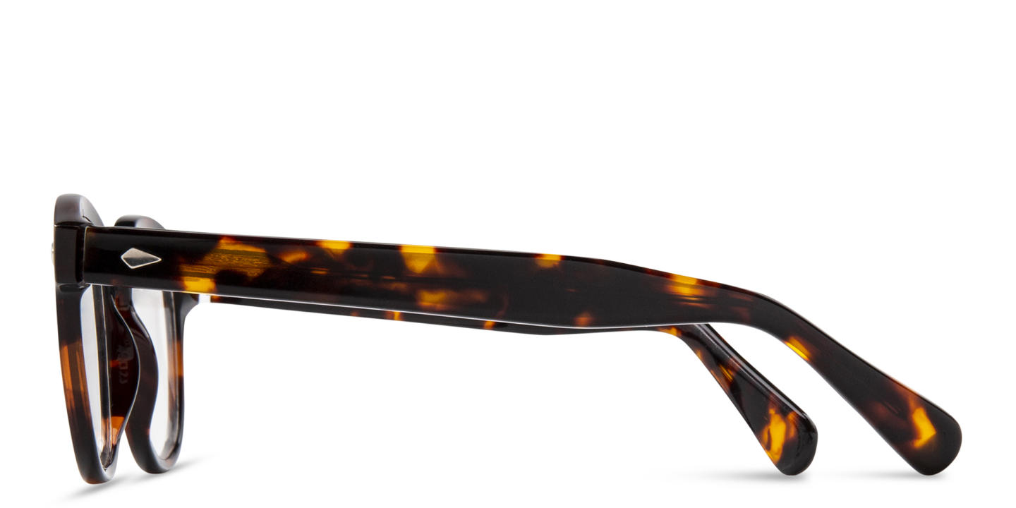 Shop DRM 99 JST Unisex Round Eyeglasses in Havana online.