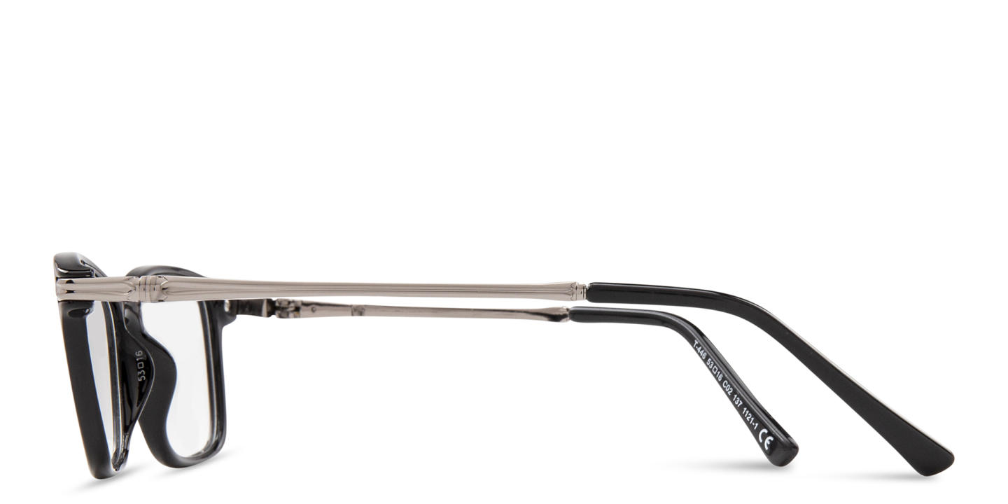 Shop DRM THEMA Rectangle Eyeglasses in Black online.