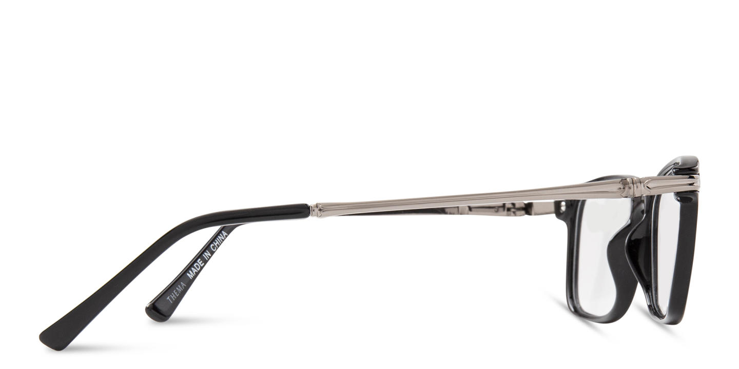 Shop DRM THEMA Rectangle Eyeglasses in Black online.