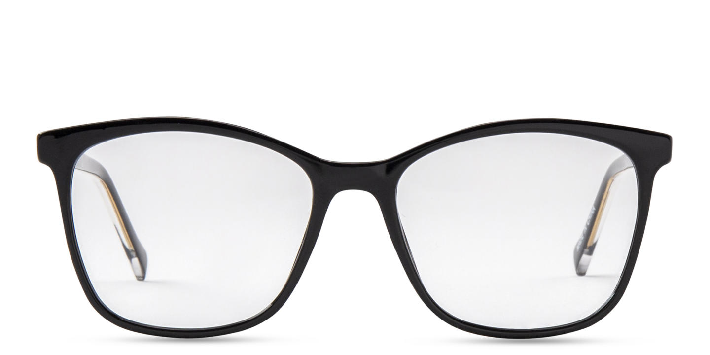 Shop Donna Fontana Cat-Eye Eyeglasses in Black online.